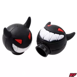 Szelepfedél, fekete, 2db, DEVIL, RACING FORCE