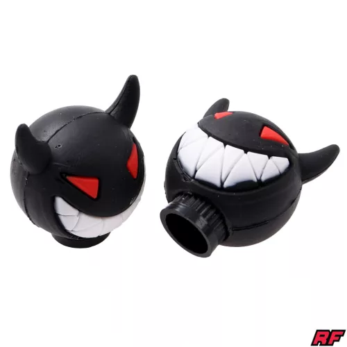 Szelepfedél, fekete, 2db, DEVIL, RACING FORCE