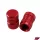 Szelepfedél anya, RACING FORCE ROLLER V5, piros, 2db