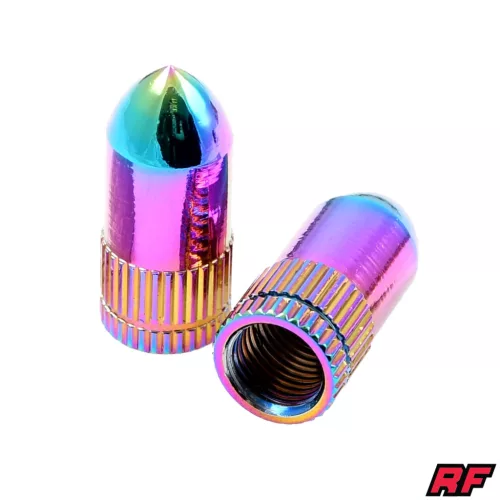 Szelepmelós, RACING FORCE, BULLET V2, szivárvány, 2db