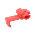 Elektromos gyorscsatlakozó, 0,33-0,83MM, piros