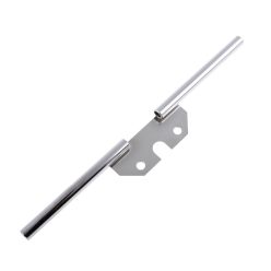   Irányjelzőtartó (indextartó), hátsó, 10mm, kerek, króm szállal, SIMSON, M8