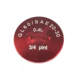 Olajdugó, piros, alumínium, Simson, JMP