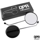 Tükör, M10, kerek, DDR mintázat, bal+jobb, rozsdamentes, polírozott DPR CLASSIC