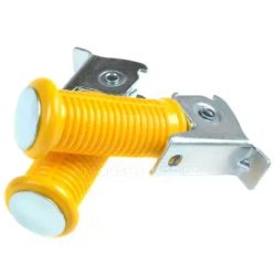   Utaslábtartó, mintás, sárga, horganyzott, SIMSON, gyári, PL