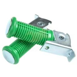   Utaslábtartó, mintás, zöld, horganyzott, SIMSON, gyári, PL