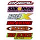 Matrica szett, Braking, Oneal, Motocross, 24X32cm, nagy