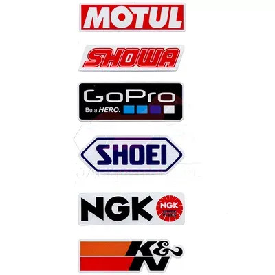 Matrica szett, Showa, Motul, GoPro, 8X21cm, kicsi