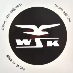 Matrica, WSK, OKRĄGŁA, CZERŃ, BIE, lengyel