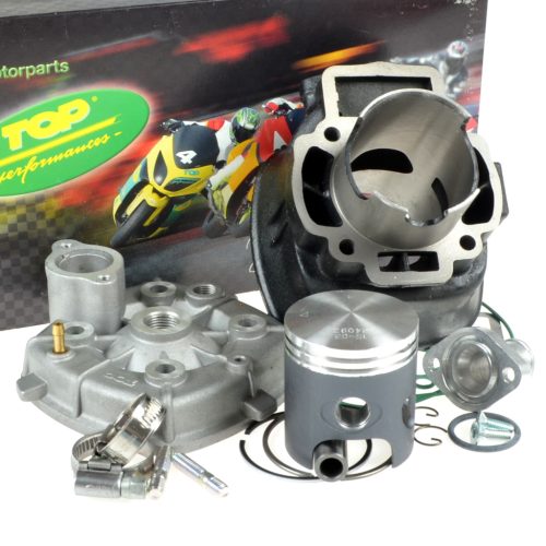 Henger, TOP PERFORMANCES, fekete, TROPHY 70CC, 48MM, PIAGGIO LC