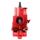Karburátor, DPR PERFORMANCE, 26mm, PWK, CNC, piros + fúvóka beállító készlet