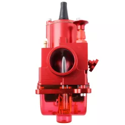   Karburátor, 28MM, DPR PERFORMANCE, PWK CNC, piros + fúvóka beállító készlet