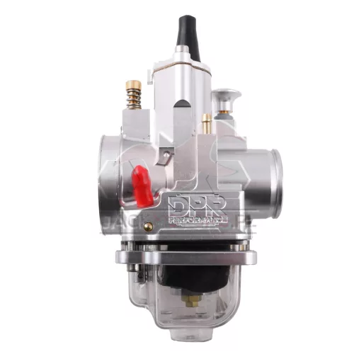 Karburátor, 28MM, DPR PERFORMANCE, PWK CNC, ezüst + fúvóka beállító készlet
