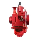 Karburátor, DPR PERFORMANCE, 24mm, PWK, CNC, piros + fúvóka beállító készlet