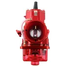 Karburátor, DPR PERFORMANCE, 24mm, PWK, CNC, piros + fúvóka beállító készlet