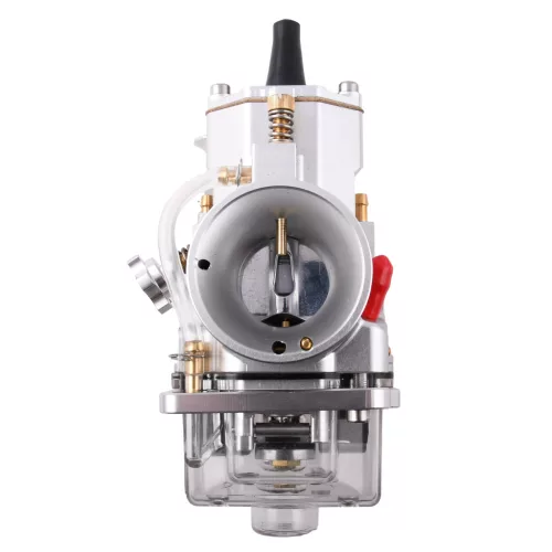 Karburátor, DPR PERFORMANCE, 24mm, PWK, CNC, ezüst + fúvóka beállító készlet