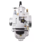 Karburátor, DPR PERFORMANCE, 24mm, PWK, CNC, ezüst + fúvóka beállító készlet