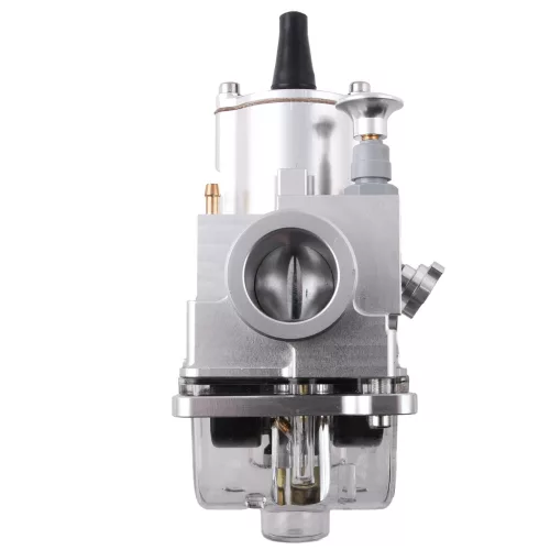 Karburátor, DPR PERFORMANCE, 24mm, PWK, CNC, ezüst + fúvóka beállító készlet