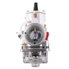 Karburátor, 30MM, DPR PERFORMANCE, PWK CNC, ezüst + fúvóka beállító készlet
