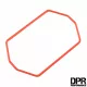 Téglalap alakú irányjelző tömítés, SIMSON / MZ ETZ, piros, DPR PERFORMANCE