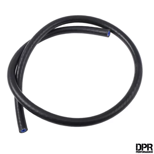 Üzemanyagcső, 7MM, duplafalú, szilikon PRO, 1M, fekete, DPR PERFORMANCE