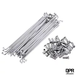   Küllőszett, anyával, króm, SIMSON S51 készlet, 16'', DPR CLASSIC