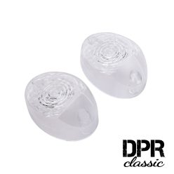   Irányjelző lámpabúra, fehér, SIMSON, SCHWALBE KR51, készlet DPR CLASSIC