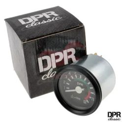   Fordulatszámmérő, Simson S51/70 60mm 12000 rpm + lámpa + kijelző 12v fekete, DPR Classic