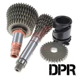   5 fokozatú sebességváltó-készlet, hosszú, Simson, M 500-700 motorblokkhoz (S51), DPR Performance