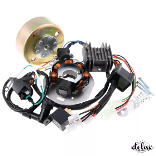 Gyújtás, érintésmentes, CDI, 12V, JAWA / CZ 175, készlet, DELUX