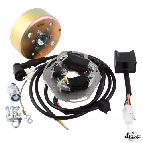Érintésmentes gyújtás, CDI, 12V, SIMSON SR1 SR2, DELUX készlet