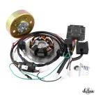 Gyújtás, érintésmentes, CDI, 12V, WSK 175 / SHL M17 GAZELA, DELUX készlet