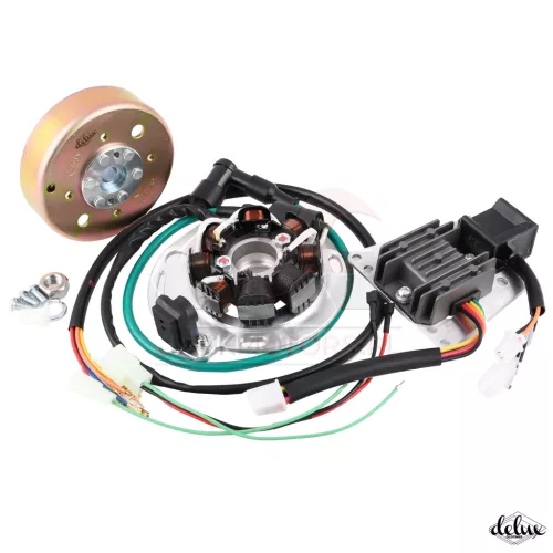 Gyújtás, érintésmentes, CDI, 12V, SHL M06 M11 / WFM 125 S34, DELUX készlet