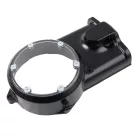 Motorfedél, SIMSON S51 SR50, jobb, átlátszó, fekete, VENANDI