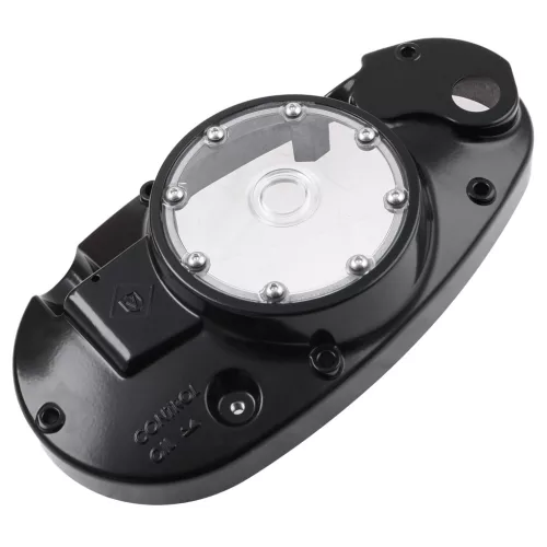 Motorfedél, SIMSON S50 KR51/1 SR4, bal, fordulatszámmérő, fekete, átlátszó, VENANDI