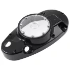 Motorfedél, SIMSON S50 KR51/1 SR4, bal, fordulatszámmérő, fekete, átlátszó, VENANDI