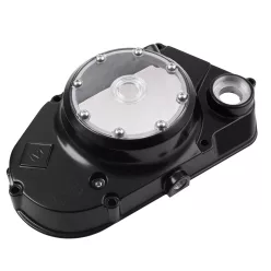   Motorfedél, SIMSON S51 SR50, bal, fekete, átlátszó, V2, VENANDI