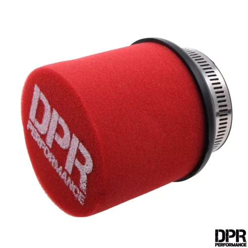 Légszűrő, DPR PERFORMANCE, PWK, szivacsos, 50MM, piros