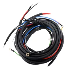   Kábelköteg, fekete - Simson AWO 425 Tourist, Delux, bekötési rajzzal