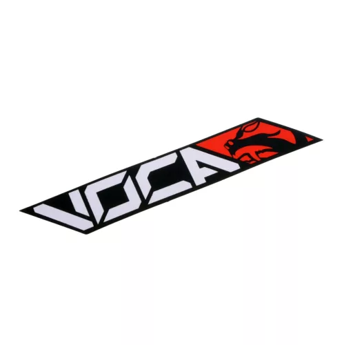 Matrica, VOCA, 11X4CM, piros