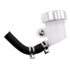 Fékfolyadék tartály, ezüst, VOCA RACING, ALU CNC