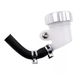 Fékfolyadék tartály, ezüst, VOCA RACING, ALU CNC