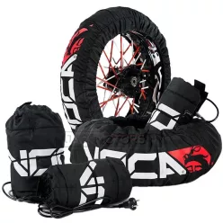 Gumimelegítő, 17", VOCA RACING, fekete készlet