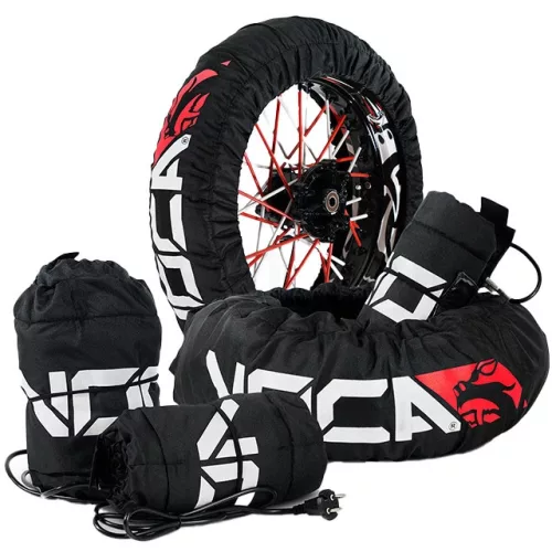 Gumimelegítő, 10", VOCA RACING, fekete készlet