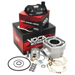   Henger, VOCA BESTIA NICASIL RACING, 80CC, DERBI D50B0 LC + fekete hengerfej
