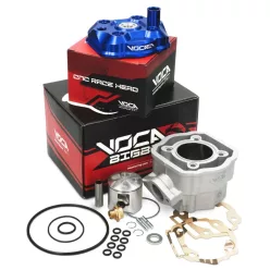   Henger, VOCA BESTIA NICASIL RACING, 80CC, DERBI D50B0 LC + kék hengerfej