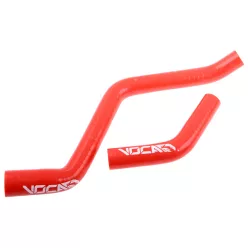   Hűtőcső, szilikon, VOCA RACING, piros készlet, DERBI D50B0