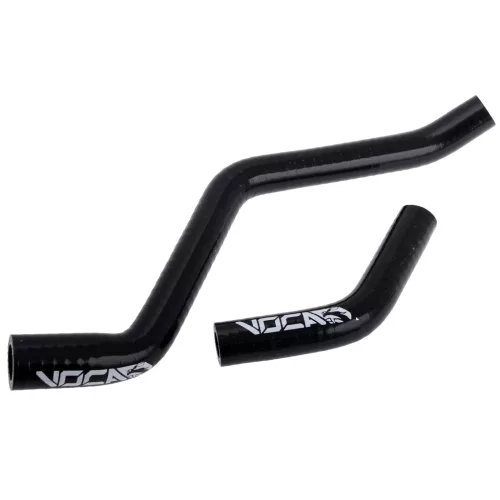 Hűtőcső, szilikon, VOCA RACING, fekete készlet, DERBI D50B0