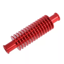   Átfolyós radiátor, VOCA RACING, ALU CNC, piros, univerzális