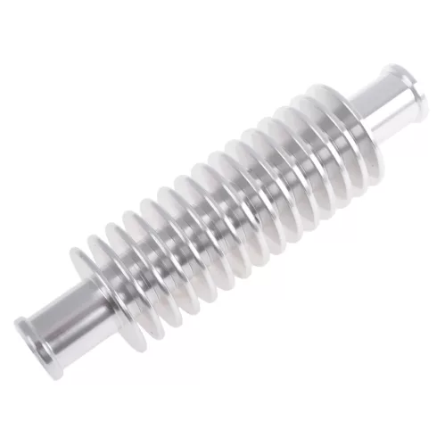 Átfolyós radiátor, VOCA RACING, ALU CNC, ezüst, univerzális